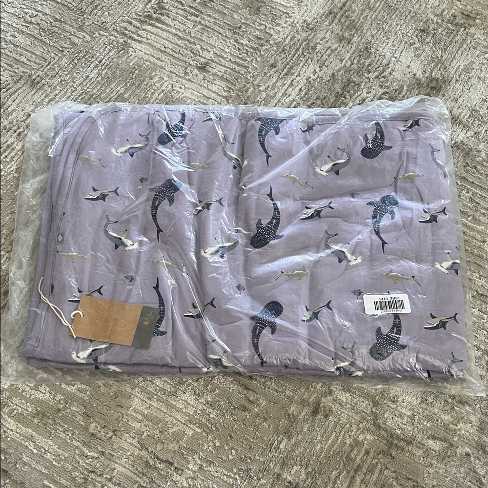 Kyte BABY Taro Shark Toddler Blanket